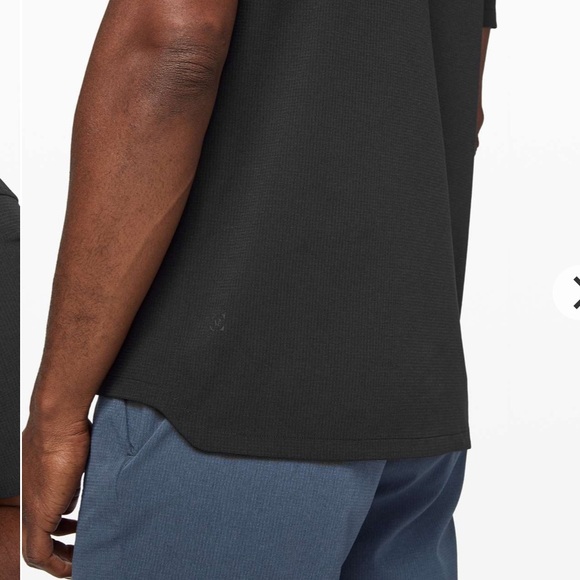 Lululemon Daily Drift Short Sleeve Shirt. Black. Size M - Picture 4 of 7